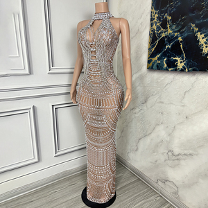 Novance Y4269 Prodotti Dropshipping 2024 Ultimi Abiti da Sera da Donna <span class=keywords><strong>per</strong></span> Club e Feste <span class=keywords><strong>Abbigliamento</strong></span> di Lusso da Donna con Strass - Product Image 4