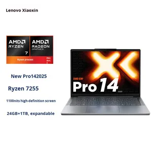 สำหรับ XiaoXin Pro14C2025 รุ่นใหม่ แล็ปท็อปขนาด 14 นิ้ว R7H255 24G 1T เมทัล SSD ภาษาอังกฤษ ปลั๊กแบบจีน แล็ปท็อป Ryzen R7H255 24G 1T - Product Image 1