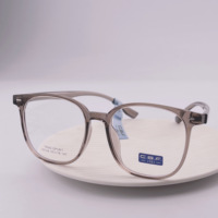2025 TR90 estilo retro nuevo modelo anteojos marco azul con estampado de leopardo para hombres y mujeres