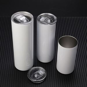 Gobelet isotherme droit en acier inoxydable de 12 oz personnalisé pour sublimation, à double paroi, avec paille, pour voiture - Product Image 6