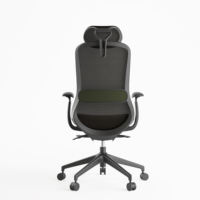 Chaise de bureau ergonomique moderne la plus populaire KOHO, chaise de direction en maille avec fonction de levage et rotation de luxe