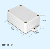 Boîtier de jonction étanche personnalisé, petit boîtier en plastique, boîtier électronique IP65, boîtier en plastique ABS résistant aux intempéries pour extérieur