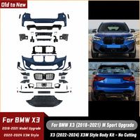 Kit de carrosserie complet (pare-chocs avant et arrière) style X3M 2024+ pour BMW X3 G01 2018-2021 – Kit de conversion – Prix usine