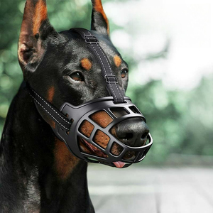 Logotipo personalizado al por mayor transpirable anti mordedura bozal perro para entrenamiento de perros grandes fabricante reflectante ajustable - Product Image 2