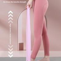 Anneau de yoga pour le levage des hanches, entraînement des fessiers, fitness, musculation, bande de résistance en silicone, exercice des jambes, bande de traction, étirement