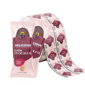 Film en rouleau d'emballage alimentaire en plastique pour glaces, yaourts et sucettes glacées, fabrication OEM - Product Image 3