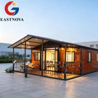 Maison mobile portable de luxe préfabriquée de 40 pieds ou 20 pieds, villa préfabriquée pliable et extensible avec 2, 3, 4 ou 5 chambres, maison conteneur