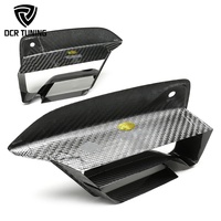 Couvre-prise d'air de pare-chocs avant en fibre de carbone sèche style M Performance pour BMW F90 M5 LCI 2021-2023