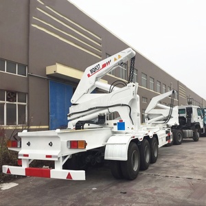 3 סרנים משאית מנוף 20ft 40ft מרים/שיפטר סוג מיכל צד מטעין קרוואן למחצה למכירה - Product Image 5