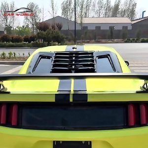 High Quality ABS Combined Type Car Rear <b>Window</b> Louvers <b>Cover</b> for 2015-2021 Black Exterior Part - Product Image 6