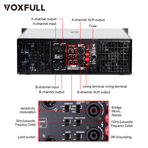 Voxfull-AMPLIFICADOR DE POTENCIA DE Subwoofer, <span class=keywords><strong>serie</strong></span> CA, HIFI, para Bar y Club - Product Image 4
