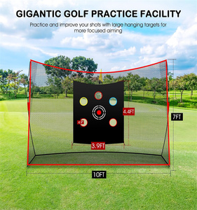 <span class=keywords><strong>Jeu</strong></span> <span class=keywords><strong>de</strong></span> sports d'intérieur et d'extérieur pour hommes Backyard Chipping Home <span class=keywords><strong>Golf</strong></span> Swing Training Hitting Aids Practice Nets - Product Image 2