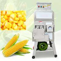 Équipement de décorticage de maïs doux en acier inoxydable, machine à décortiquer les grains de maïs à alimentation automatique