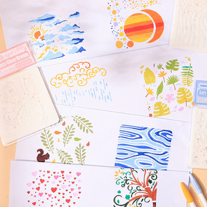 En gros 6pcs Chapitre Handbill Modèle Squelette Peinture Commerce Extérieur <span class=keywords><strong>Vintage</strong></span> PET Peinture Modèle Promotionnel Ruban À Mesurer - Product Image 6
