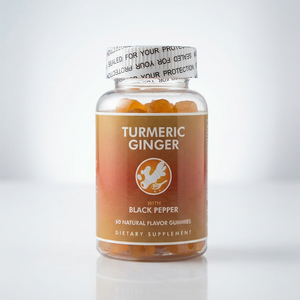 Gomitas de Cúrcuma, Suplemento para Adultos <span class=keywords><strong>y</strong></span> Niños, Extracto de <span class=keywords><strong>Jengibre</strong></span> <span class=keywords><strong>y</strong></span> Pimienta Negra, Vegano, Curcumina Natural, Apoyo Inmunológico <span class=keywords><strong>y</strong></span> para las Articulaciones, 60 Unidades - Product Image 5