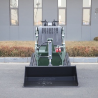 Mini-chargeuse compacte sur chenilles YGZG, approvisionnement direct usine, homologuée CE, pour l'aménagement paysager et l'agriculture
