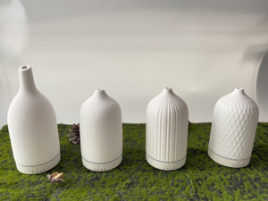 160ML 물 용량 세라믹 아로마 디퓨저 에센셜 오일 시원한 안개 천연 홈 향수 아로마 디퓨저 - Product Image 2