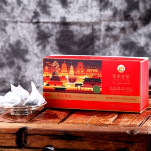 Populer 100g teh gelap Cina teh Gong Fu teh organik alami fermentasi terkompresi untuk hadiah kesehatan Yun Tian lukis 5-10 tahun buatan tangan - Product Image 5