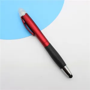 Luxus stifte mit custom logo stift mit licht tupfen stift batterie