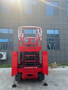 <span class=keywords><strong>Elevador</strong></span> de tijera móvil sobre orugas, <span class=keywords><strong>elevador</strong></span> de coches, <span class=keywords><strong>elevador</strong></span> de tijera eléctrico hidráulico pequeño sobre orugas, mesa elevadora con orugas en venta - Product Image 2