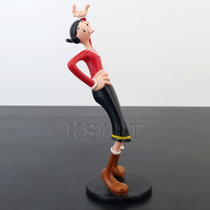 Pop Art <span class=keywords><strong>Popeye</strong></span> Sculpture <span class=keywords><strong>Dessin</strong></span> <span class=keywords><strong>Animé</strong></span> Classiques <span class=keywords><strong>Popeye</strong></span>'s Wife <span class=keywords><strong>Olive</strong></span> Sculpture Galerie Décoration Résine Artisanat - Product Image 5