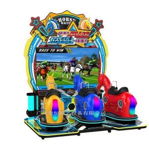 Machine de jeu vidéo de simulation de course et d'équitation pour adultes, grande taille, 3 joueurs, équipement de jeu vidéo - Product Image 2