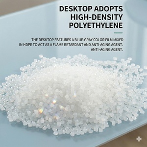 <span class=keywords><strong>Mesa</strong></span> <span class=keywords><strong>Plegable</strong></span> de Comedor para Exteriores de <span class=keywords><strong>Resina</strong></span> Plástica HDPE Moderna con Patas de Acero Plegables, Apilable e Impermeable, Marca CNR, Muebles para Exteriores - Product Image 5