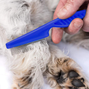 Peine para Eliminar Pelo de Mascotas, Peine Antipulgas de Acero Inoxidable para Perros y Gatos, Peine para el Cuidado del Pelo de Mascotas, Cepillo para Eliminar el Pelo de Perros y Gatos - Product Image 2