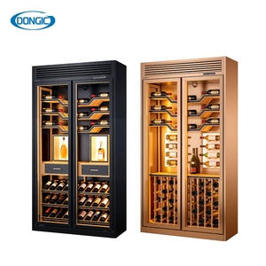 Vitrina Refrigerada de Lujo para Vino Tinto de Grado Comercial, Sistemas de Almacenamiento para Bodega, Refrigerador para Cigarros para Restaurantes y Bares Dgwcm01-eb - Product Image 4