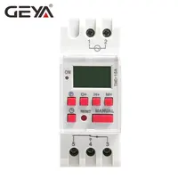 Geya THC15A工場価格毎週または毎日デジタルプログラマブルタイマースイッチ220v 16A 20A 30A時間制御スイッチバッテリー