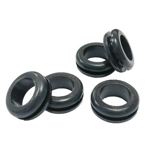 سيليكون مقاومة للحرارة العالية حلقة الحفر سلك طوقا ثقب ختم منتجات الكابلات المطاطية - Product Image 1