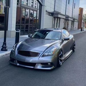Nouveau kit carrosserie <span class=keywords><strong>Infiniti</strong></span> <span class=keywords><strong>G37</strong></span> en fibre de carbone <span class=keywords><strong>2011</strong></span>+ : pare-chocs avant, ailerons arrière, jupes latérales, diffuseur, crochet de remorquage à visser - Product Image 4