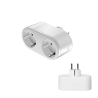 Enchufe inteligente EU Plug 16A WiFi Toma de corriente Red Enchufes eléctricos Smart Home Work con Alexa y Google Home