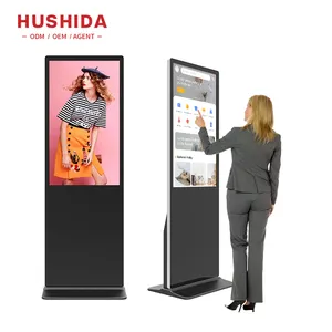 43 49 55 65 Inch Reclame Speler Poster Kiosk Indoor Edge Reclame Scherm Lcd Voor Winkelcentrum