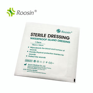 Gaun luka berperekat Pulau putih tahan air steril sekali pakai - Product Image 1