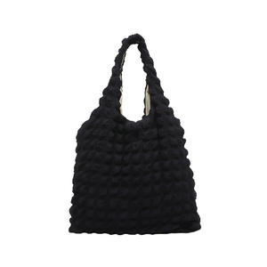 Sac à bandoulière en toile pour femmes tendance 2024 avec chaînes, sac à main uni pour femmes, sac messager à bandoulière unique, été/hiver - Product Image 5