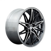 Nouvelles jantes 18x8.5 19x9.5 20x10 en alliage d'aluminium forgé, finition noir brillant, face usinée, 10 branches, concave étoile, pour GR et Z