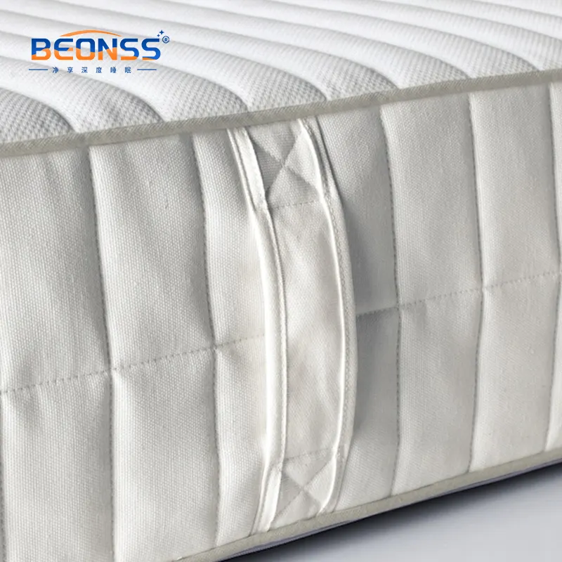 OEM Mattress Queen King Size High Quality Knitted Fabric Gel Memory Foam Hybrid Mattress Roll Up In A Box