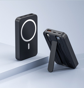 Tbfitportable Mini ngân hàng điện công suất cao <span class=keywords><strong>5</strong></span> \ 10000mAh 15W nhanh sạc đầu ra từ sạc không dây cho On-The-Go điện - Product Image 4