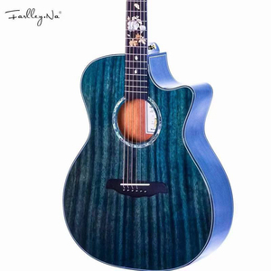 Guitarra Acústica Azul Farley Na de 41 Pulgadas con Acabado Brillante, Calidad de Rendimiento y Personalización - Product Image 3