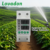 AVP-63 Monophasé AC 230V Rail DIN Protection numérique contre les surtensions Réglable Protection contre les surtensions/sous-tensions 1A-63A Réglable