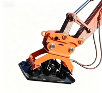 Compacteur hydraulique pour excavatrice hautement efficace avec moteur hydraulique de haute qualité, utilisé dans la construction routière et la compactation des pentes