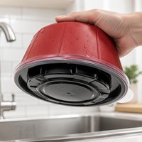 Barquette à œufs en plastique PP5 sans BPA, recyclable, conforme aux normes FDA, avec couvercle, pour fruits, emballage OEM, vente en gros