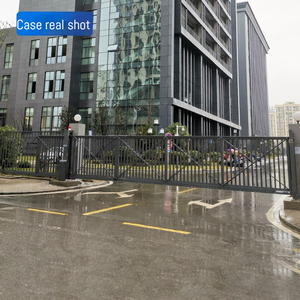 Porte coulissante cantilever industrielle en aluminium Qigong avec ouverture automatique légère pour école/centre commercial/usine - Product Image 2