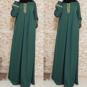 Neue Abaya Jilbab Dubai Gebet <span class=keywords><strong>Buibui</strong></span> Kebaya muslimische islamische Kleidung mit Schal - Product Image 4