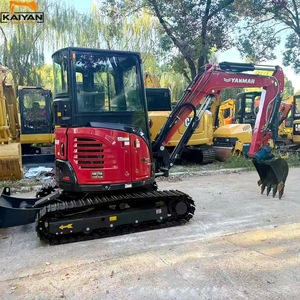 Miniexcavadora Usada YANMAR VIO35-6A de 3.5 Toneladas, Cero Cola, Original de Japón, Compacta, Hidráulica, para Jardín - Product Image 1