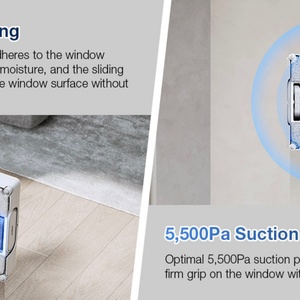 Ecovacs เครื่องทำความสะอาดกระจกไฟฟ้าสำหรับโรงแรม W2 Pro OMNI อัตโนมัติเต็มรูปแบบต้านเชื้อแบคทีเรีย - Product Image 5