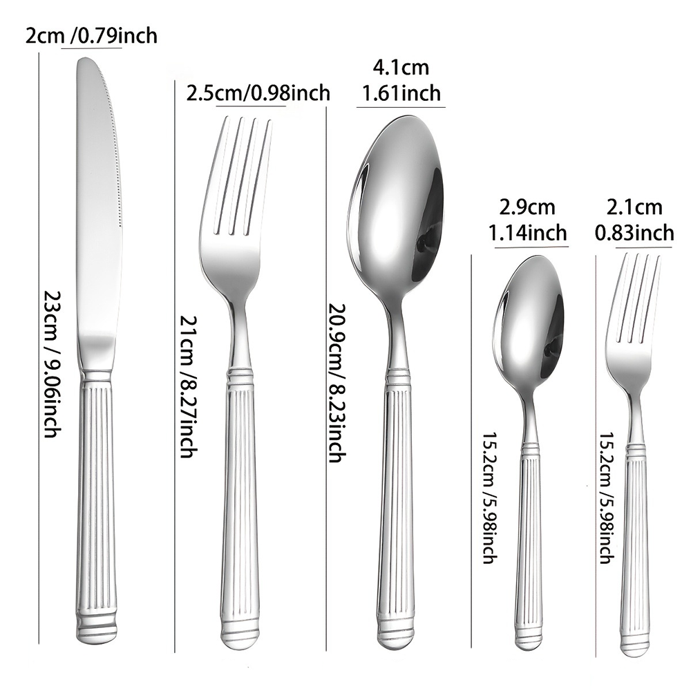 Silver 5pcs