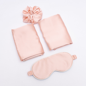 Maßgefertigte Bestickte 19 22 30 Momme Maulbeerseide Kissenbezug Augenmaske Scrunchie Hochwertige Geschenkbox Großhandel Neujahrsgeschenkbox - Product Image 3