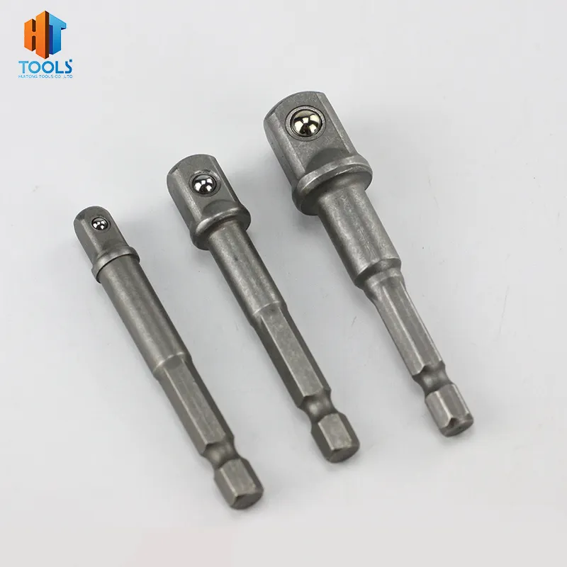 Socket Bit Hex Shank Adapter Drill Nut Driver Power Extension Bar Set 1/4" 3/8" 1/2" for Automotive,DYI and Home Repair Tool Kit